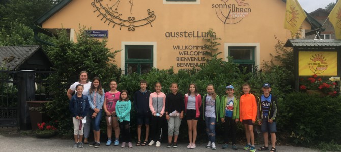 Besuch der Sonnenuhrenausstellung am 1. Juli 2021 Besuch der Sonnenuhrenausstellung am 1. Juli 2021